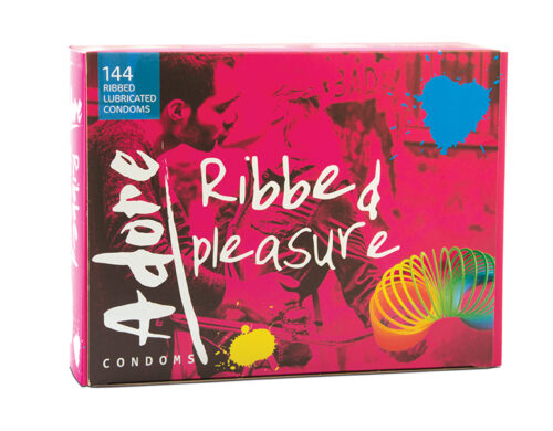 Clinic Pack (Adore Ribbed Pleasure) Condom X 144