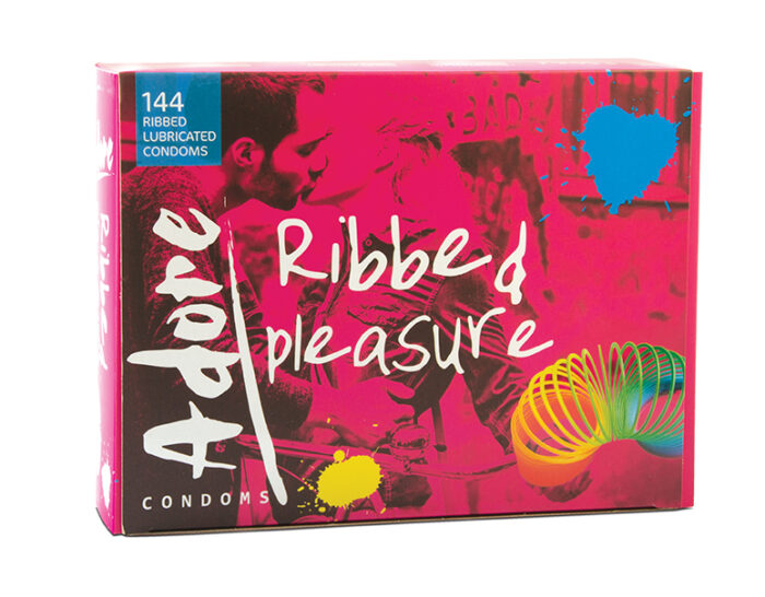 Clinic Pack (Adore Ribbed Pleasure) Condom X 144