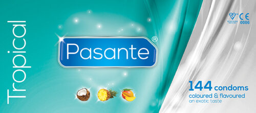 Clinic Pack (Pasante Tropical Flavours) Condom X144
